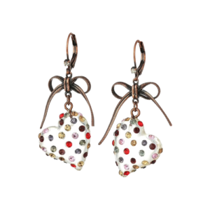 Heart Drop Earrings